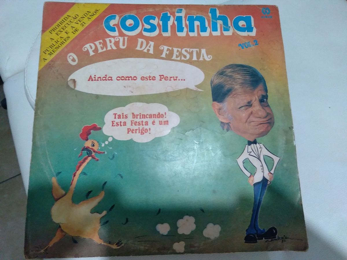 Lp de Piadas do Costinha Volume 02 Cacareco Usado 65906515 enjoei