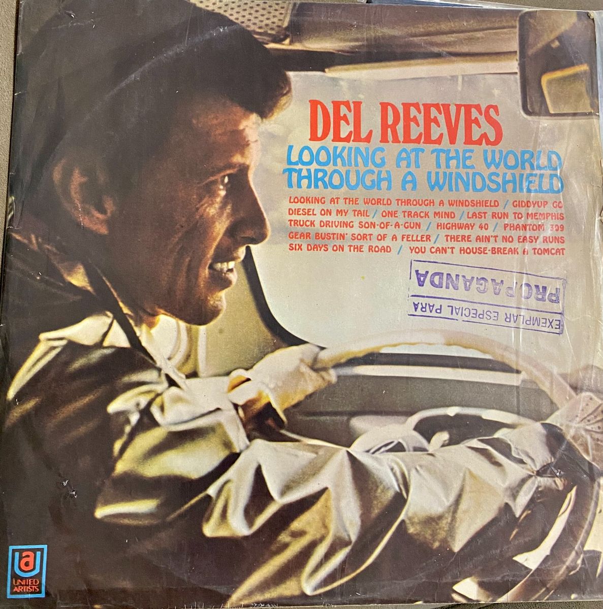 Lp Del Reeves Looking At The World Through a Windshield | Item de ...
