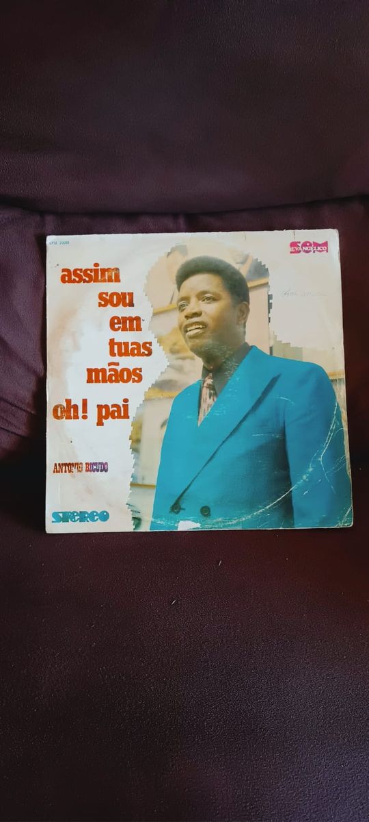 Lp Disco De Vinil Gospel Evangélico Antonio Bicudo Assim Sou Eu Em Tuas Mãos Oh Pai Item De