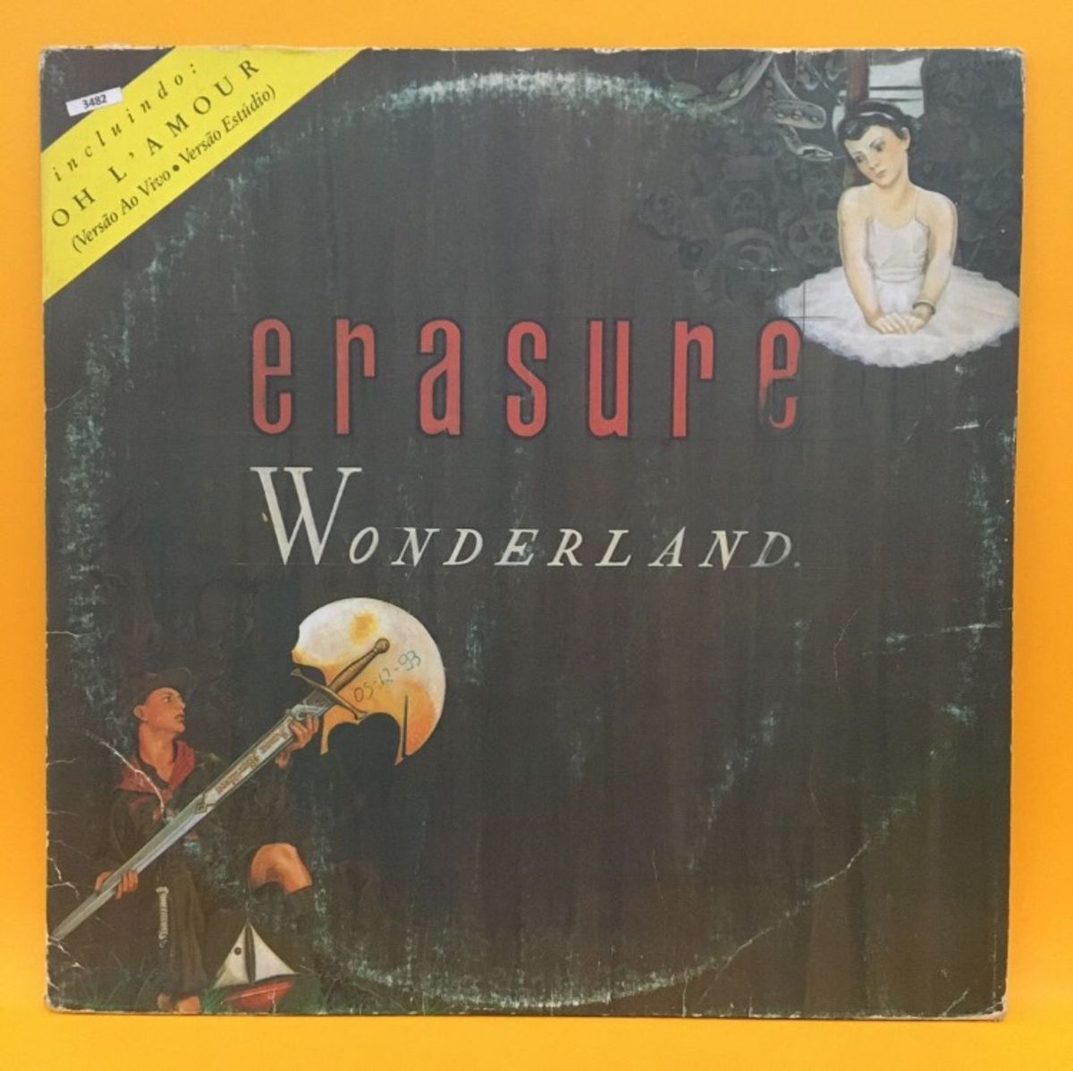 Lp Disco Vinil Erasure Wonderland Item de Música Bmg Ariola Usado