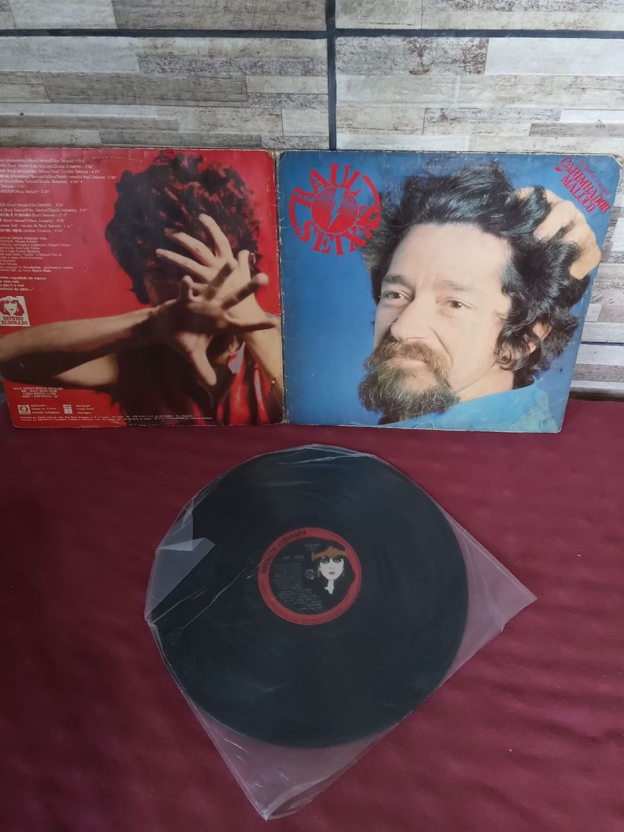 Lp Disco Vinil Raul Seixas Carimbador Maluco 1983 Item De Música Raul Seixas Usado 70268001