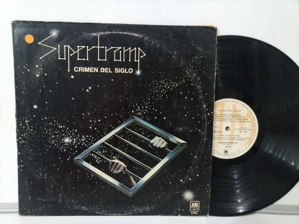 Lp Disco Vinil Supertramp Crimen Del Siglo Item De M Sica Usado Enjoei