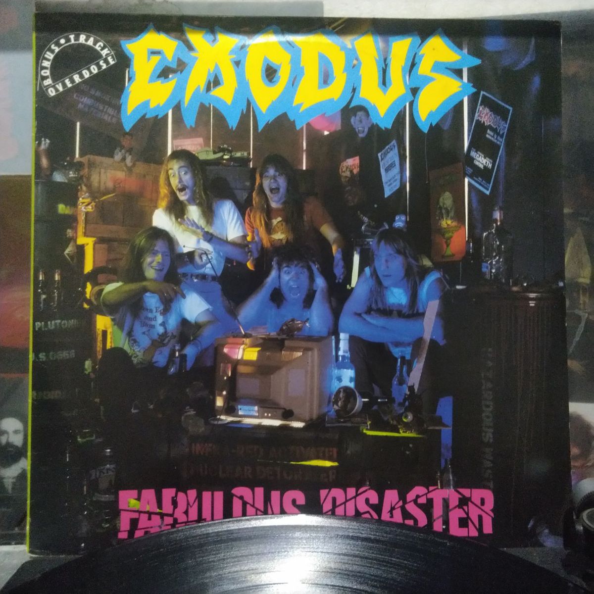 Lp Exodus Fabulous Disaster 1990 Item de Música Rock Brigade