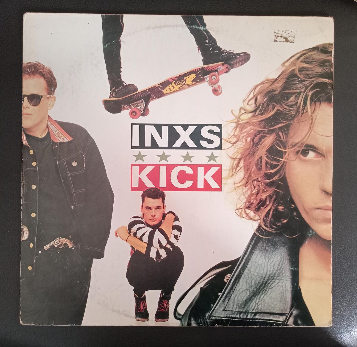 Lp Inxs Kick 1ºedição Press Brasil 1987 com Encarte Ref Tears For Fears,depeche Mode,pixies,aha