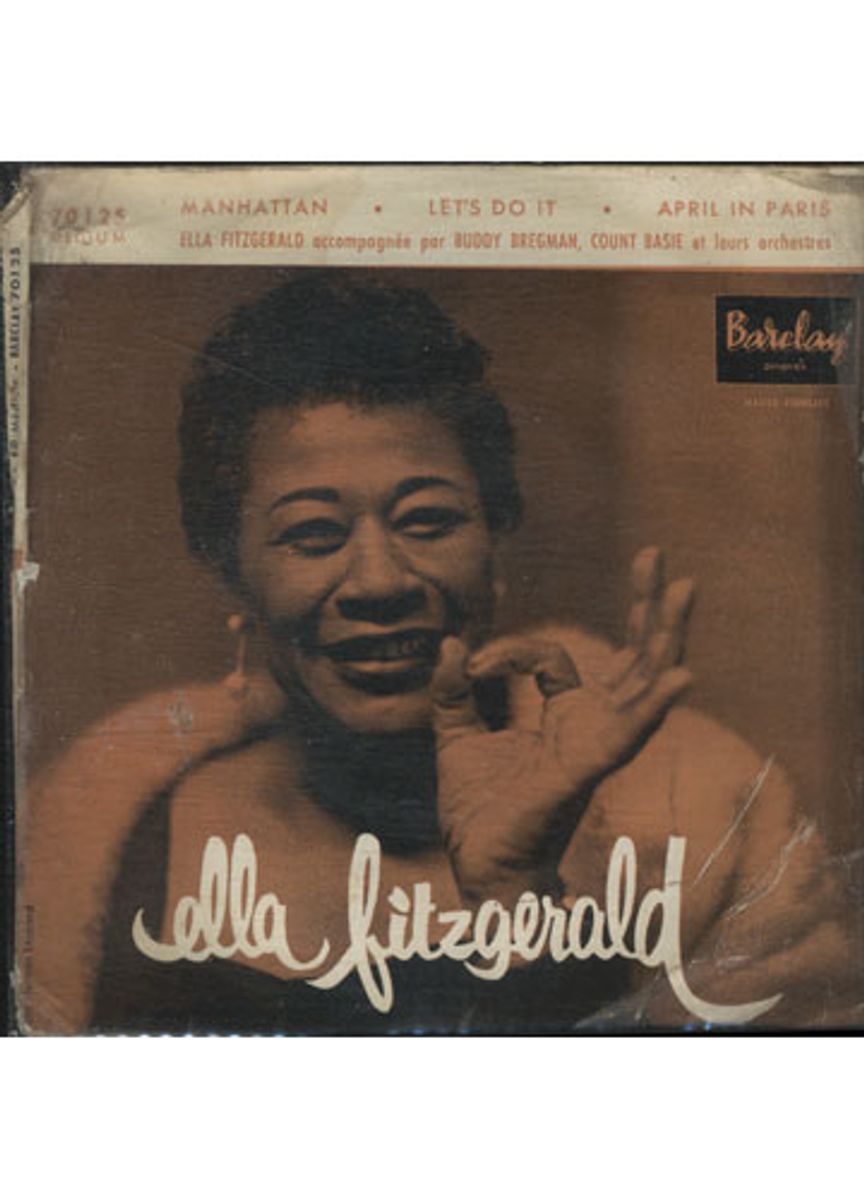 Lp Jazz Ella Fitzgerald Manhattan / Let's do It / April In Paris