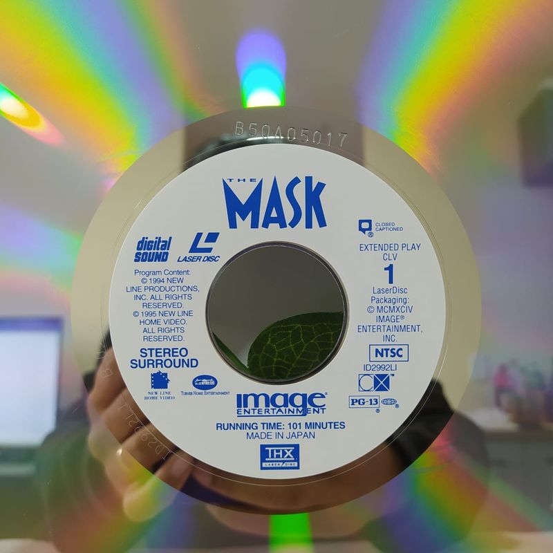 Video Laser Disc Jim Carrey The Mask - From Zero To Hero