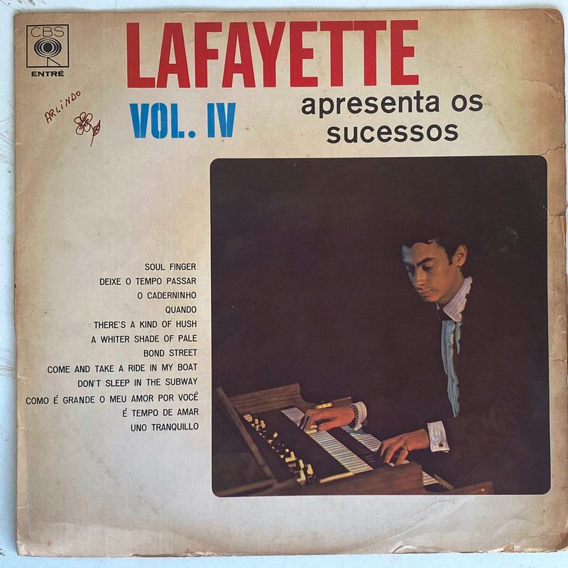 Lp Lafayette Apresenta Os Sucessos Vol 4 | Cbs Entré Usado