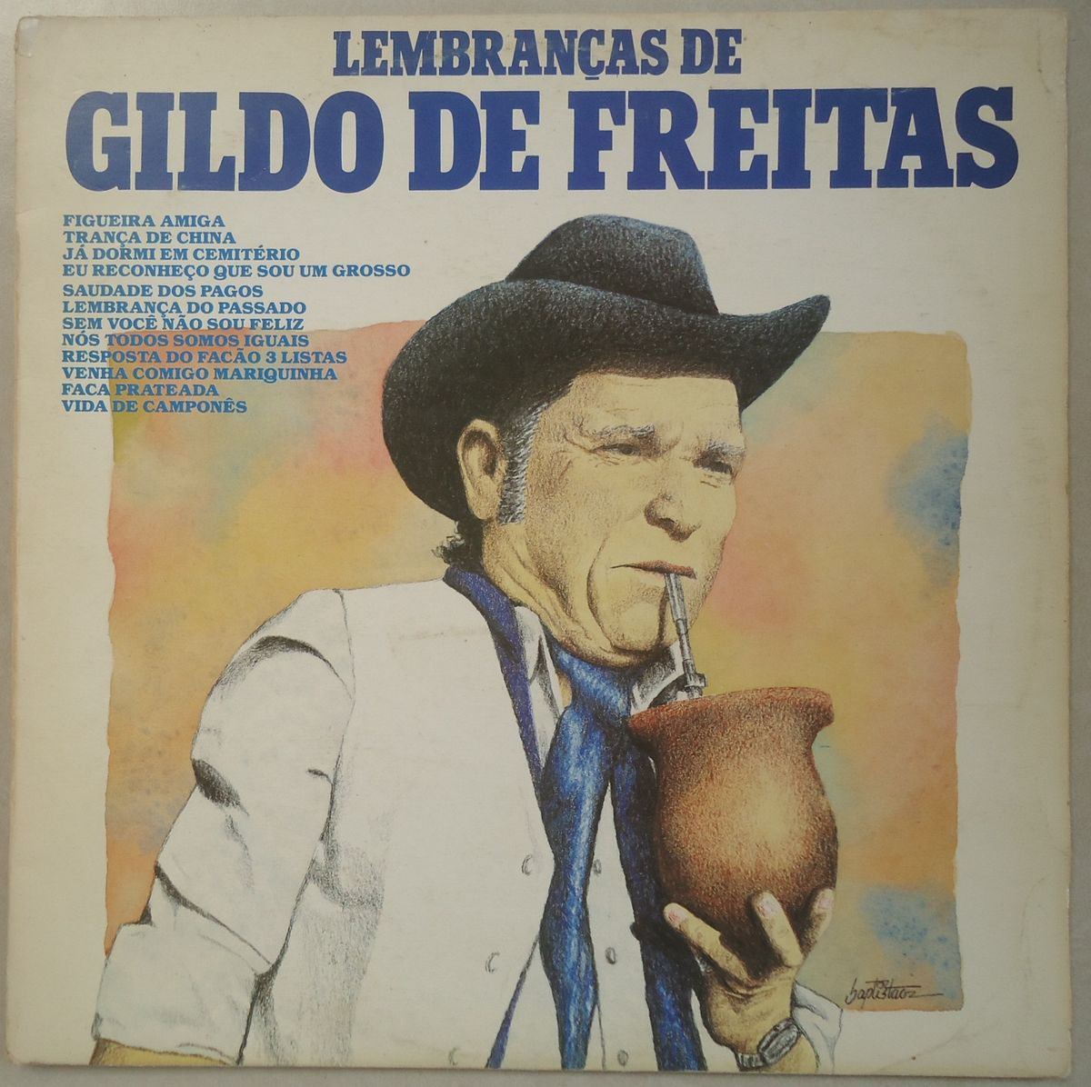 Lp Lembranças de Gildo de Freitas 1990, Disco de Vinil Item de Música Phonodisc Usado 60919680