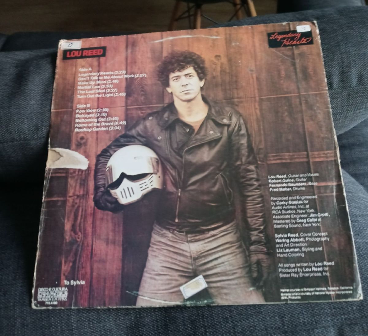 Lp Lou Reed - Legendary Hearts (original, Raro!) | Livro Usado 58031299 ...