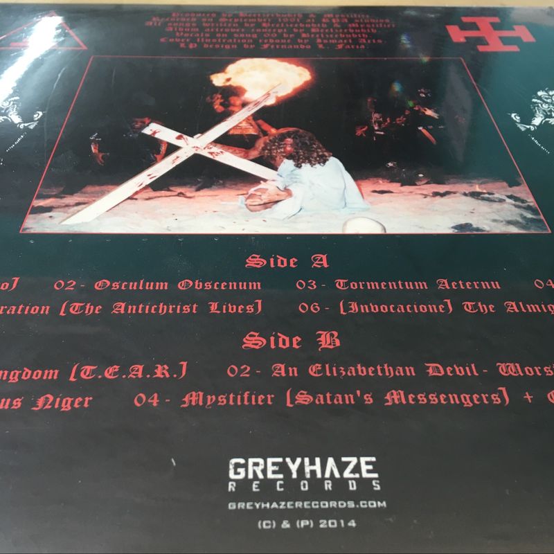 Lp Mystifier - Wicca | Greyhaze-Records Nunca Usado 72031411