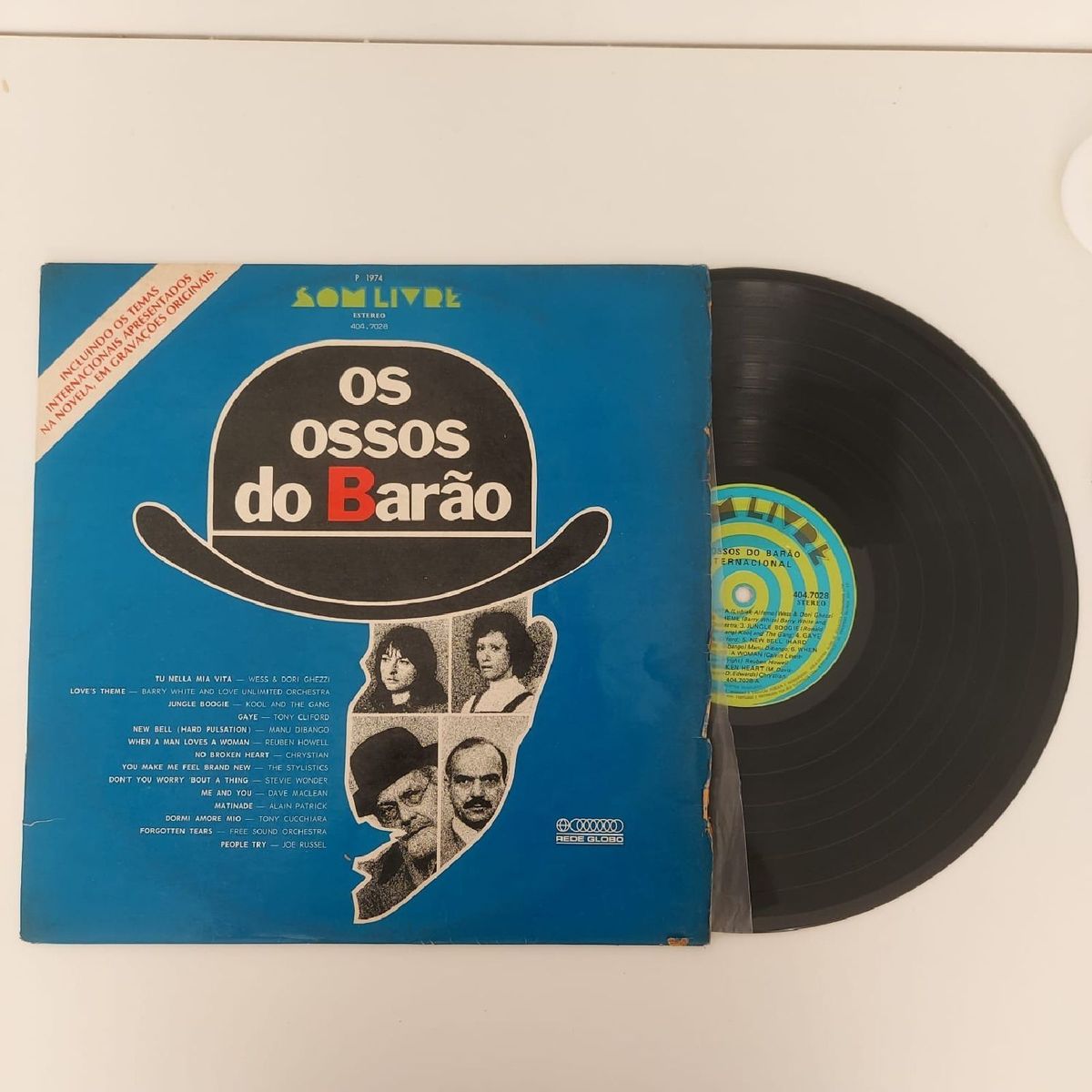 Lp Ossos do Barão Produto Vintage e Retro Trilha De Novela Usado