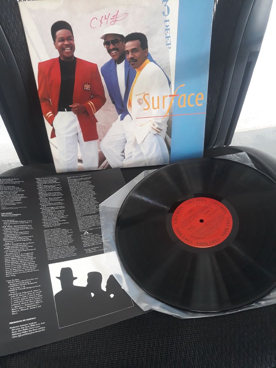 Lp Surface - 3 Deep Vinil Funk Soul Music Promo com Encarte Midia Nova ...