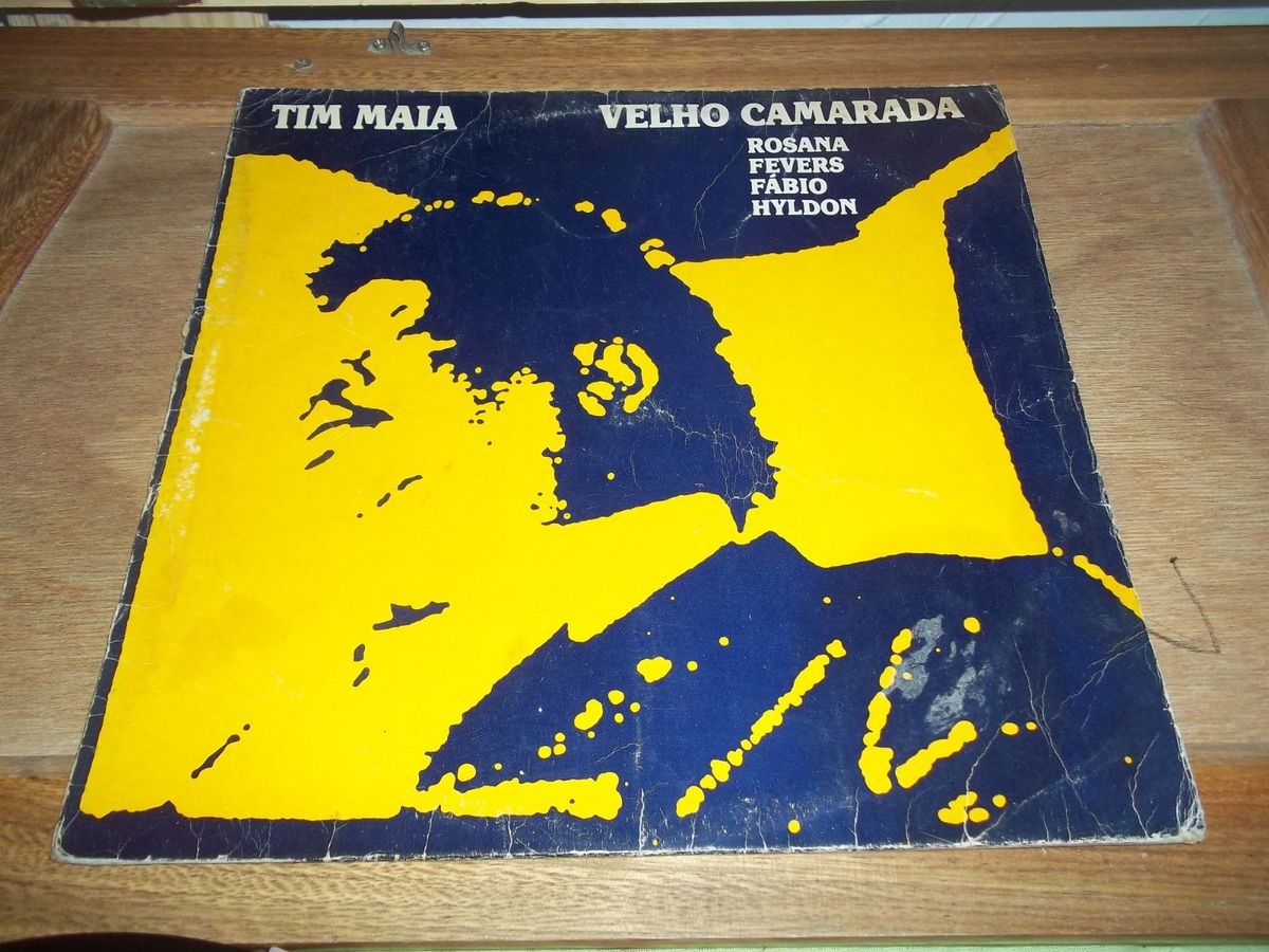 Lp Tim Maia - Velho Camarada - Ano 1987 | Cacareco Disco De Vinil Usado ...