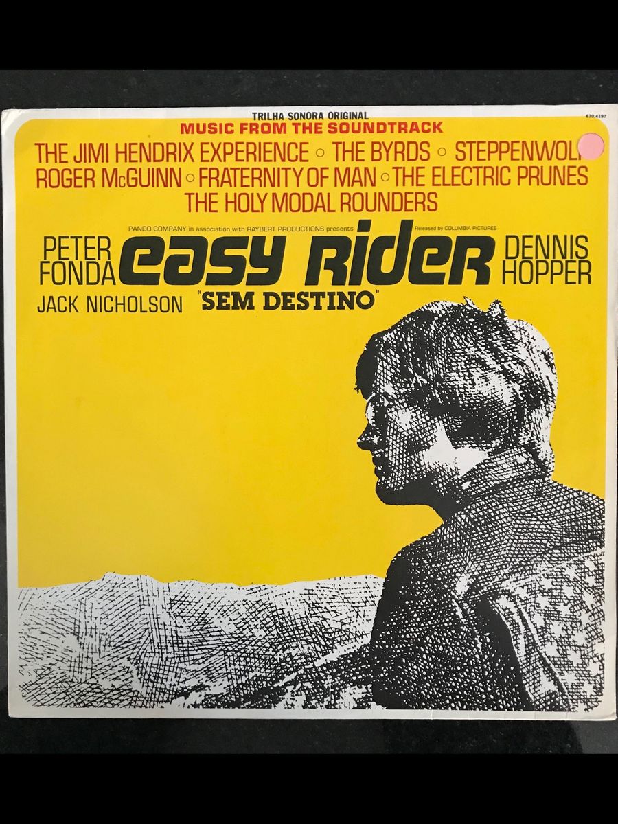 Lp Trilha Sonora Easy Rider Vinil Soundtrack | Item de Música Lp Usado ...