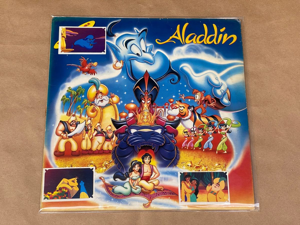 Lp Vinil Aladdin Trilha Sonora em Português. Trilha Sonora Infantil ...