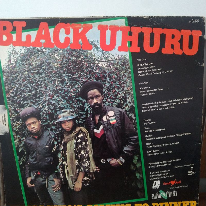 Guess Who's Coming to Dinner 招かれざる客　LP Lp Vinil Black Uhuru - Guess Who'S Coming To Dinner | Estudio
