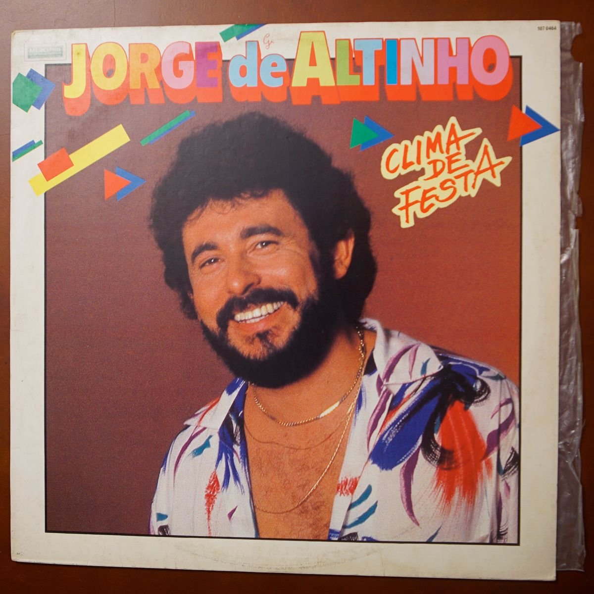 Lp Vinil Disco Jorge de Altinho Clima de Festa Item de Música