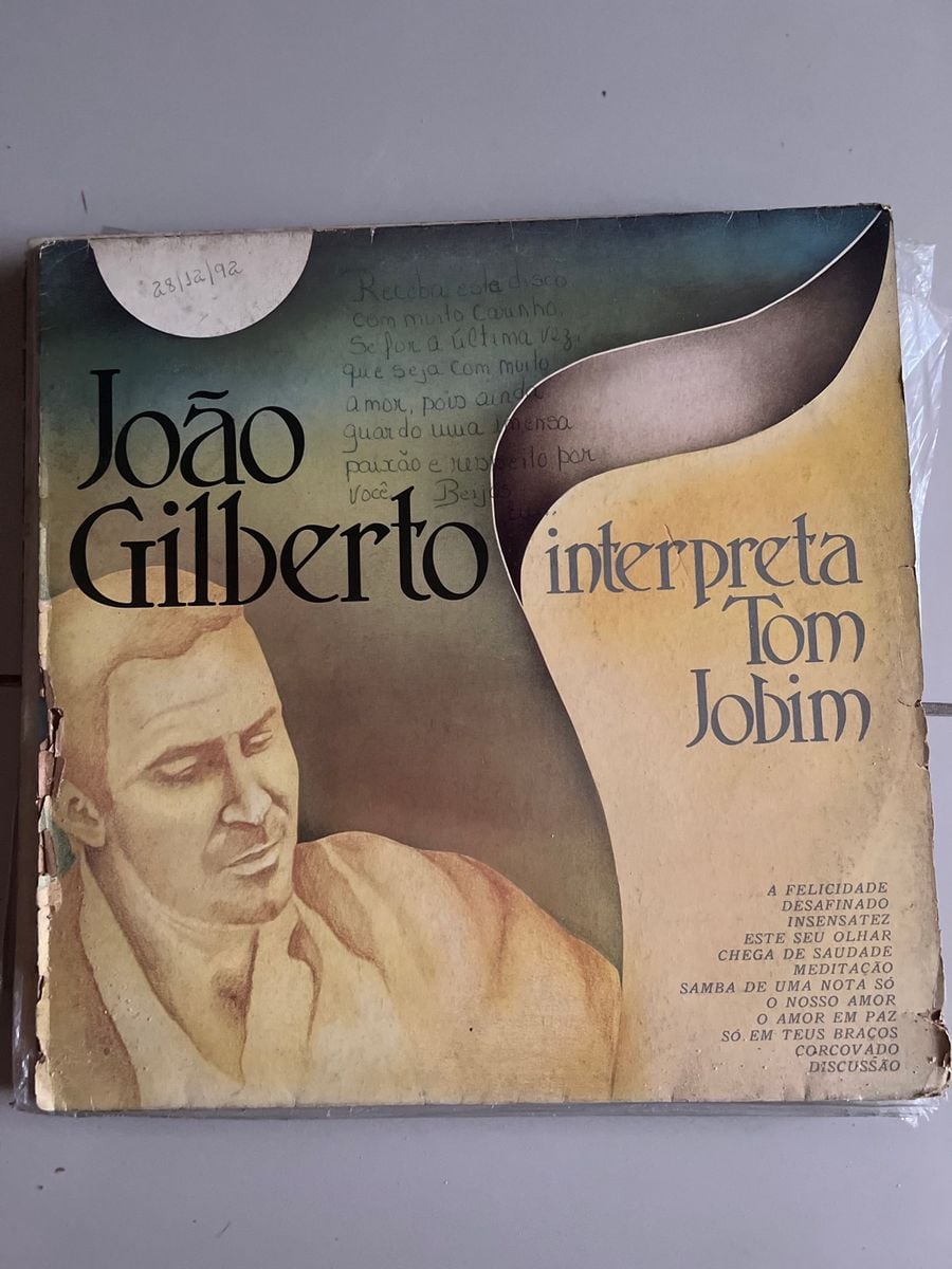 Lp Vinil João Gilberto Interpreta Tom Jobim | Item de Música Usado ...