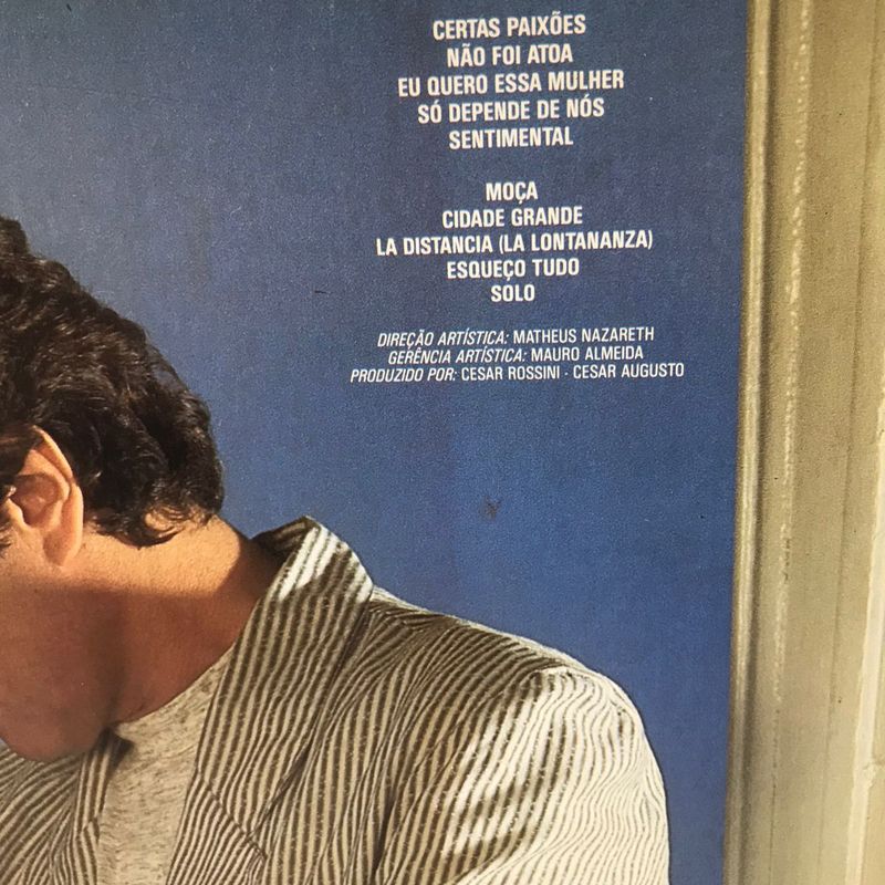 Lp Vinil Manolo Otero Certas Paixões | Continental Usado 84592076