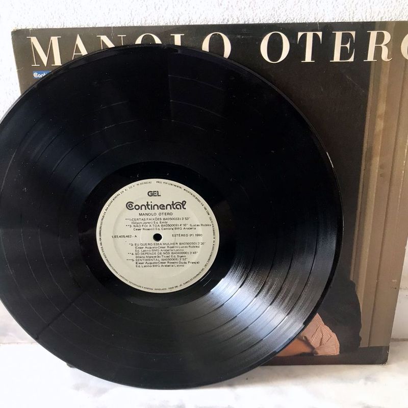 Lp Vinil Manolo Otero Certas Paixões | Continental Usado 84592076