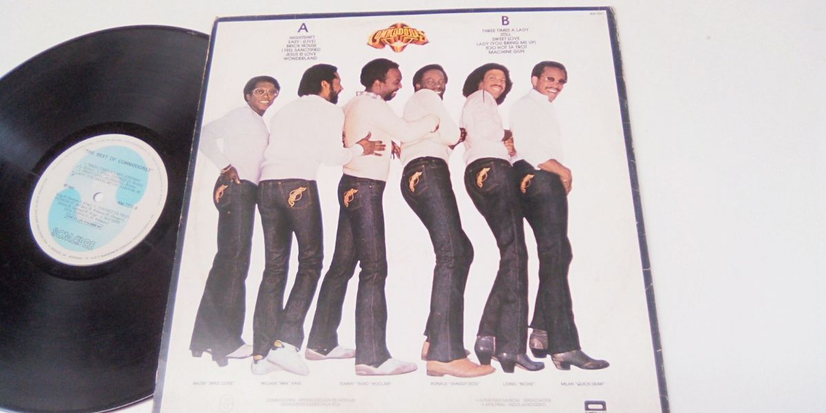 Lp Vinil The Best Of Commodores Night Shift Item de Música Usado