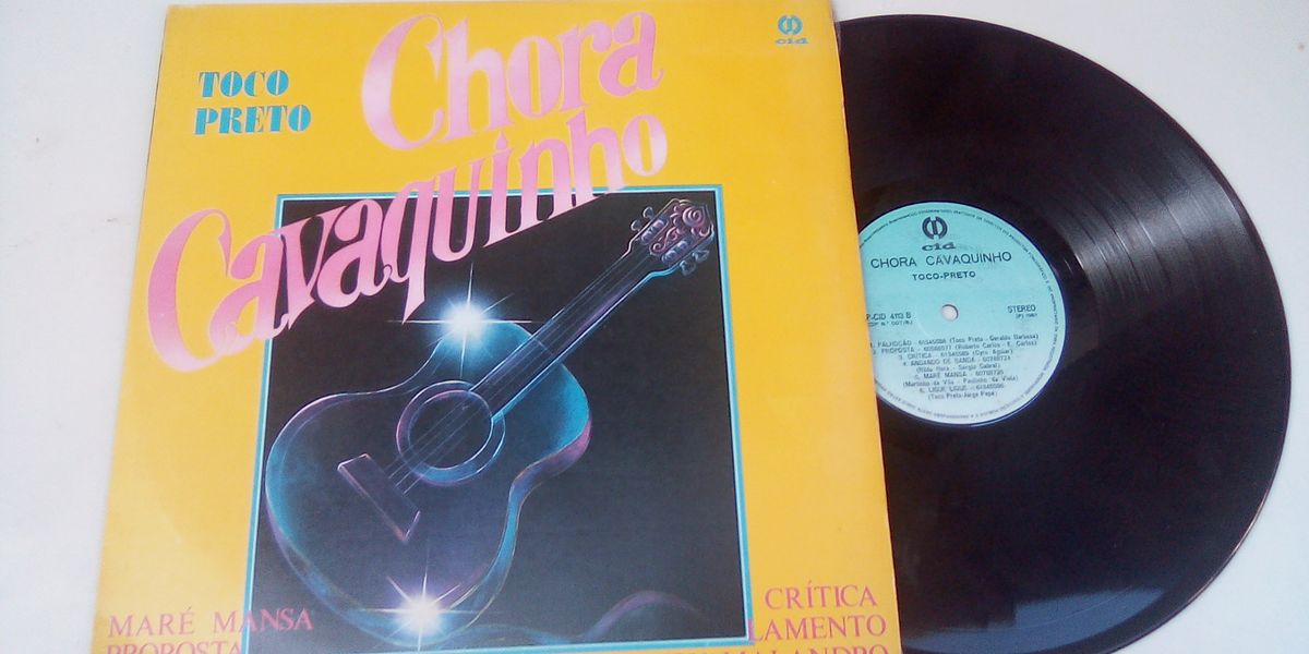 Lp Vinil - Toco Preto - Chora Cavaquinho | Item de Música Usado ...