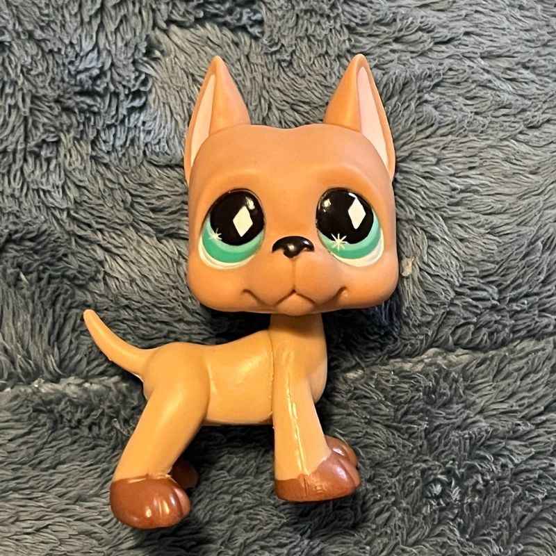 Lps 636 Raro Cachorro Great Dane Marrom Littlest Pet Shop Usado 108856061 enjoei