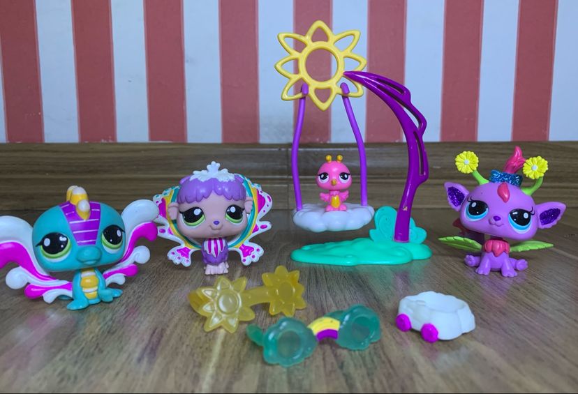 Lps Littlest Pet Shop Kit Fadas | Brinquedo Usado 53051335 | enjoei