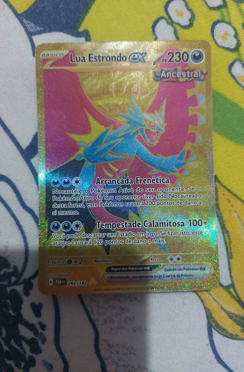 Lua Estrondo Ex Dourada | Brinquedo Pokemon Nunca Usado 94499912 | enjoei
