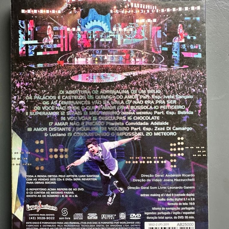男女兼用 Cd+Dvd Rio No Vivo Ao - Santana Luan | Usado Santana Luan その他