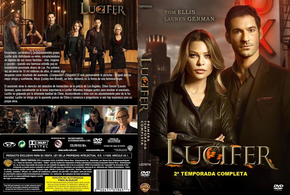 Lucifer 2 Temporada Completa em Dvd ( Frete Free ) | Filme e Série Maketech  Nunca Usado 34275552 | enjoei