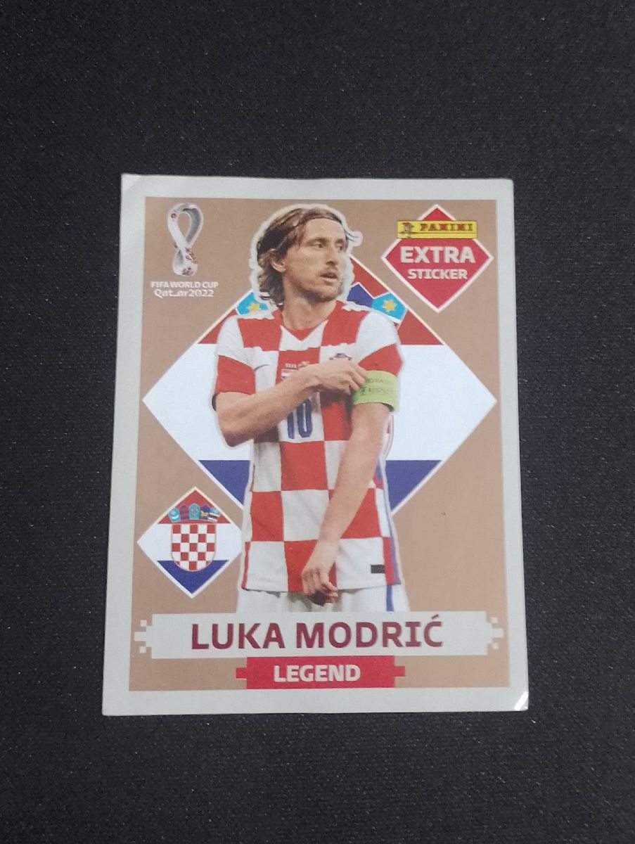 Luka Modri Legend Bronze Álbum da Copa 2022 | Livro Panini Nunca Usado ...