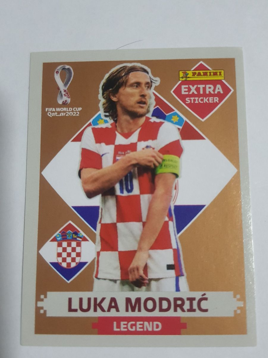 Luka Modric - Figurinha Extra Bronze Original Panini | Item P/ Esporte ...