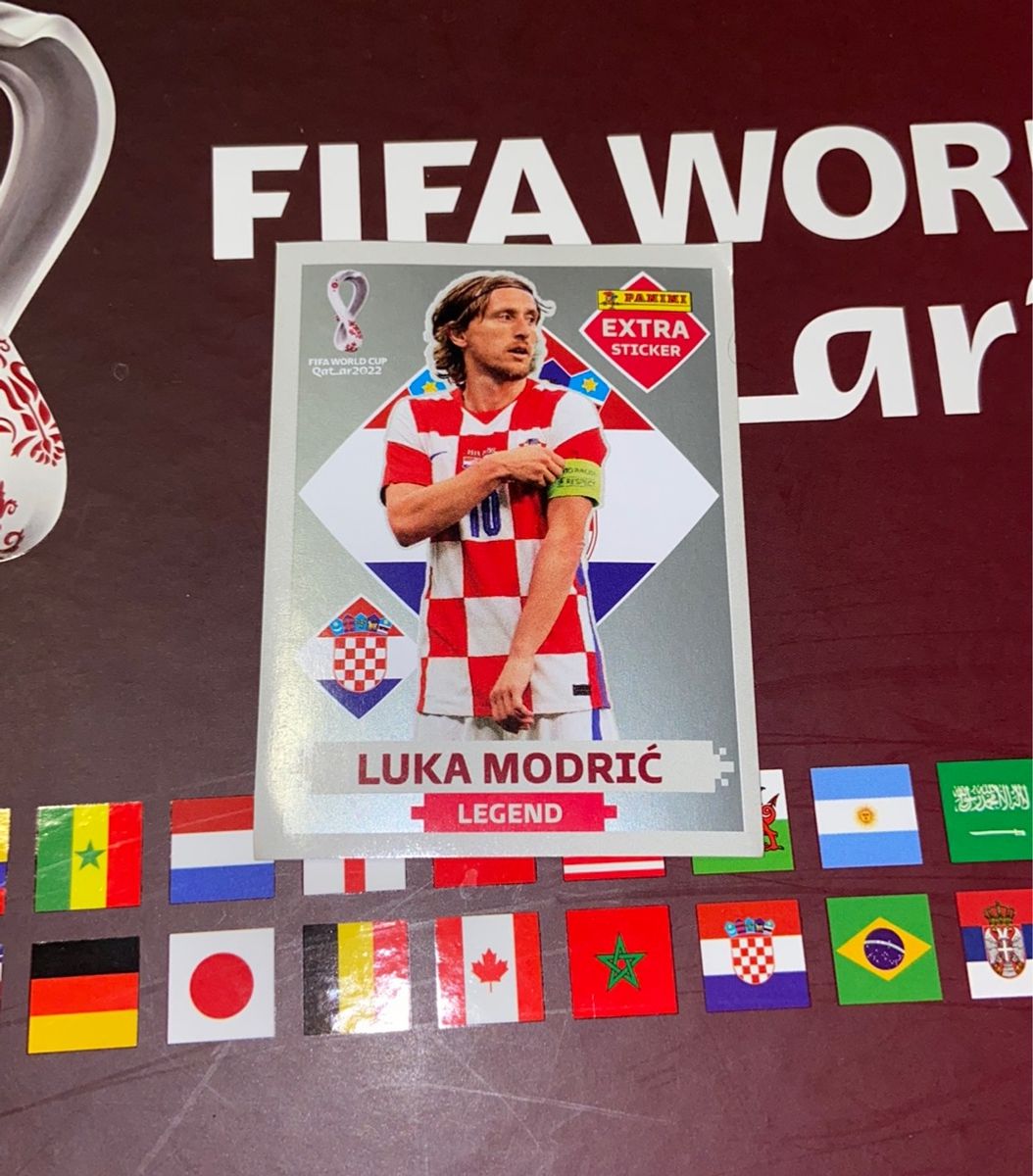 Luka Modric Legend Prata | Produto Masculino Panini Nunca Usado ...