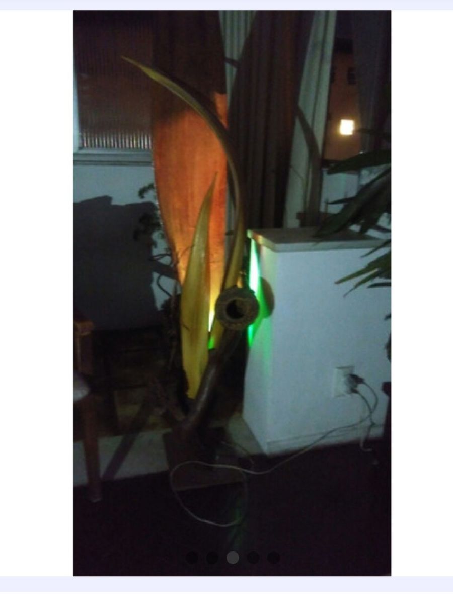 Luminária de Chão Rústica Item de Decoração Usado 82876113 enjoei