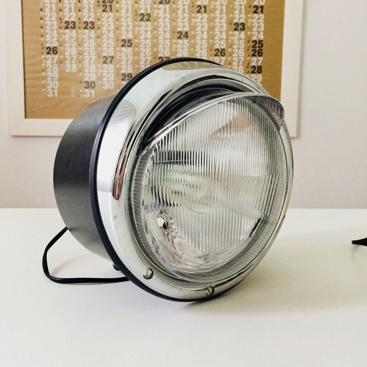 Luminária Farol de Fusca Móvel p/ Iluminação Imaginarium Usado