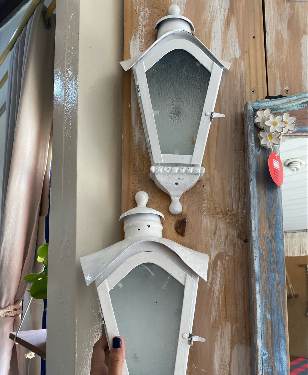 Luminárias Antigas Móvel de Antiquário Usado 79997774 enjoei