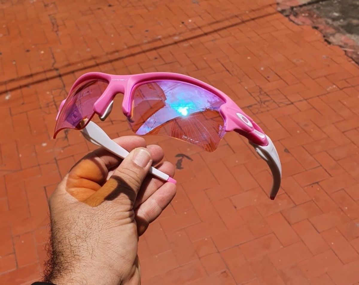 Óculos De Sol Feminino Armação Estilo Juliet/Flak Rosa