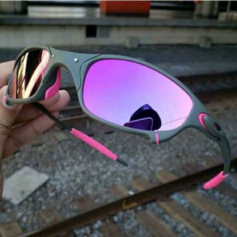 Óculos de Sol Oakley Lente Rosa Metal Dart Juliet Flak Lupa Mandrak |  Óculos Feminino Oakley Nunca Usado 56645505 | enjoei