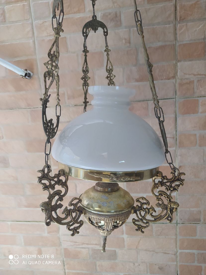 Lustre Antigo | Móvel de Antiquário Usado 52357091 | enjoei