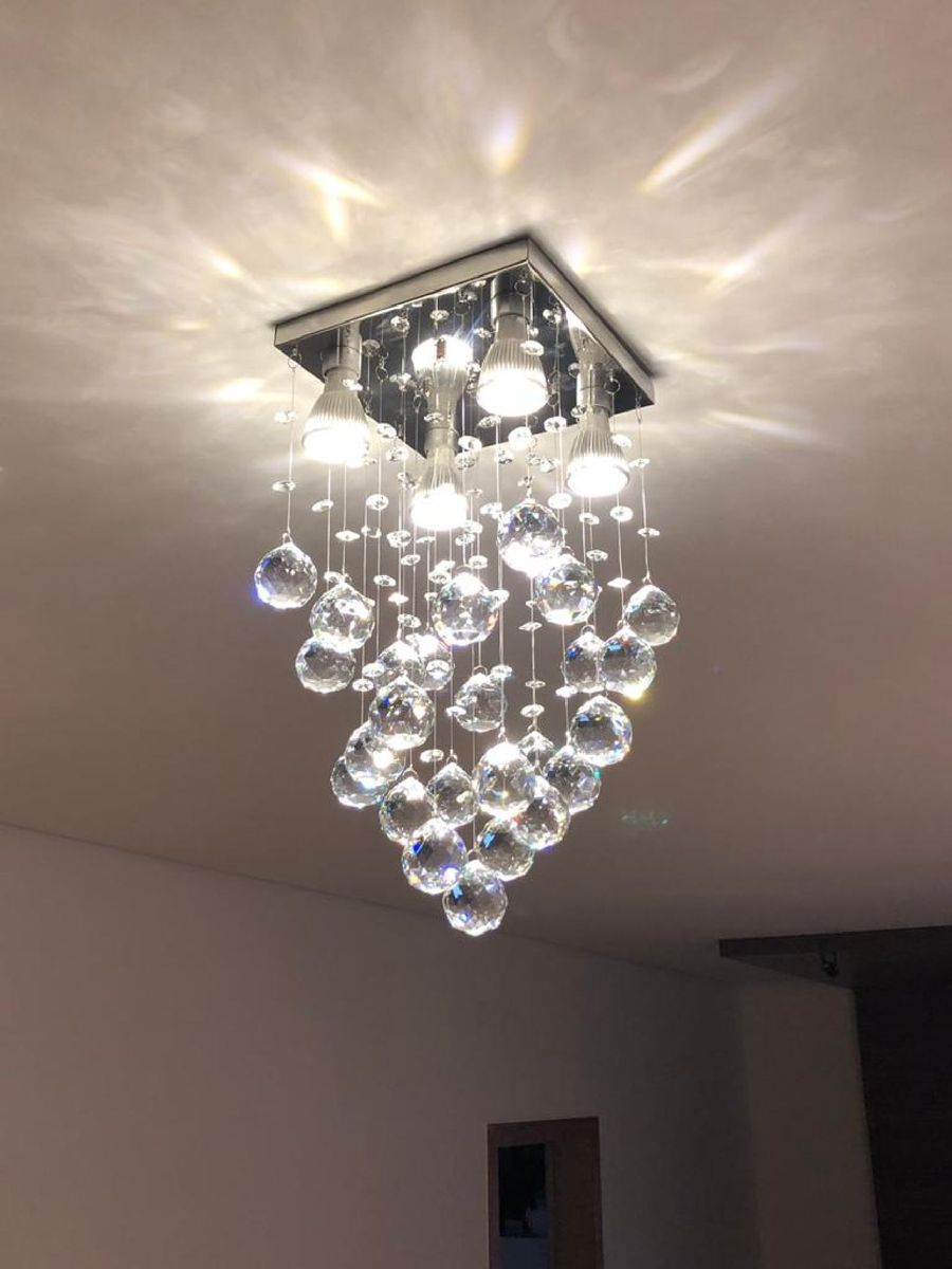 Lustre de Cristal Legítimo para Sala | Item de Decoração Artcristal