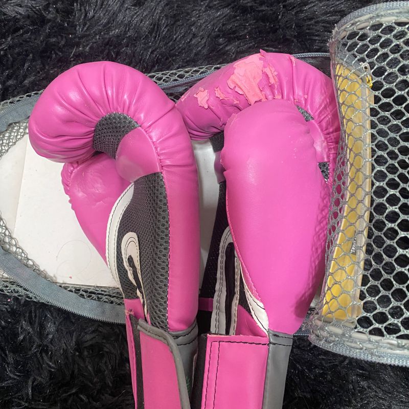 Luva boxe hot sale everlast rosa