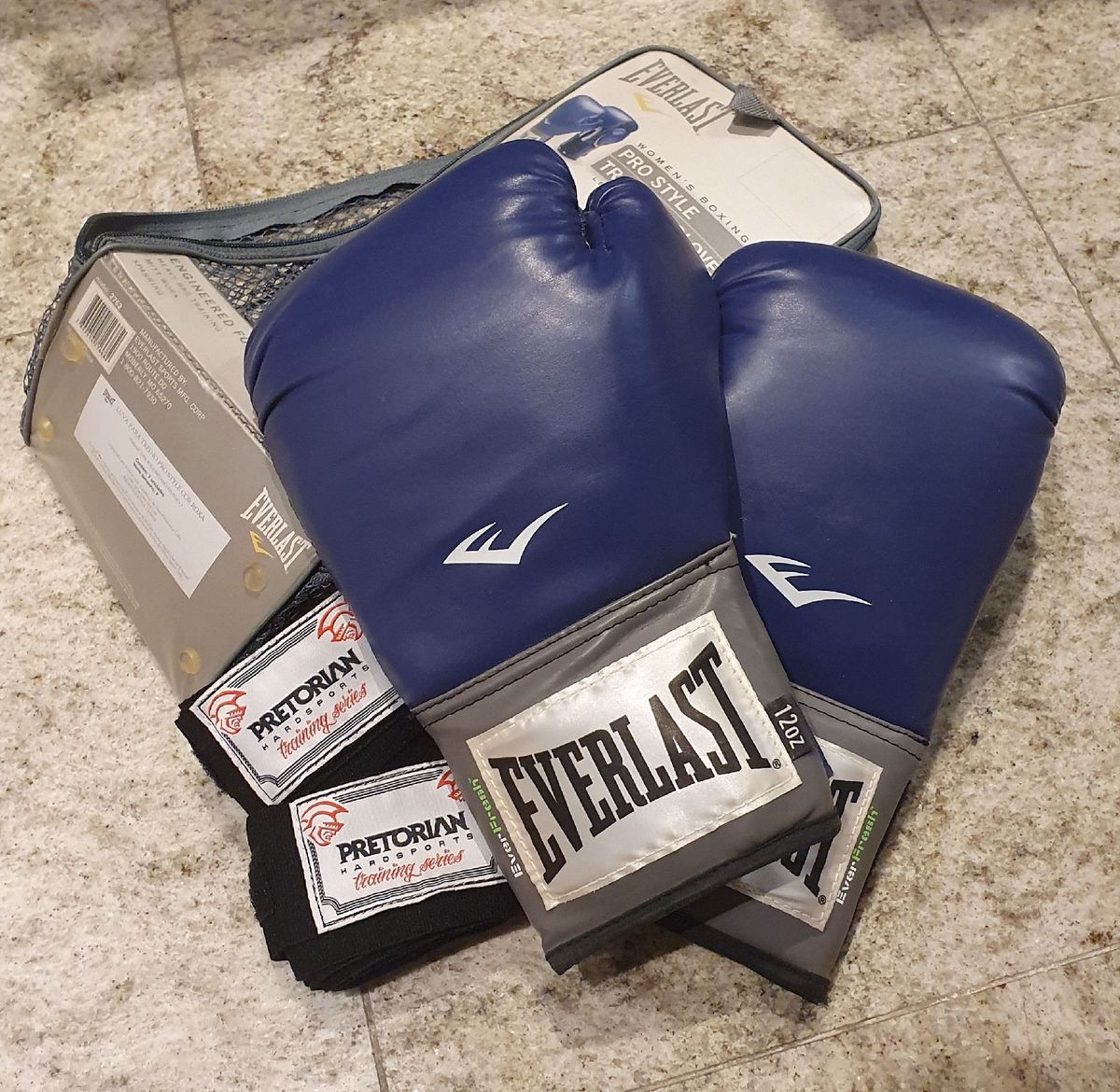 luva everlast roxa