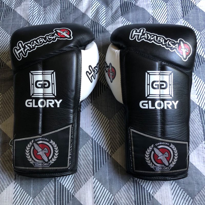 Luvas de Boxe Hayabusa Glory Kickboxing 10 Oz Item p Esporte e Outdoor Hayabusa Usado 95202932 enjoei