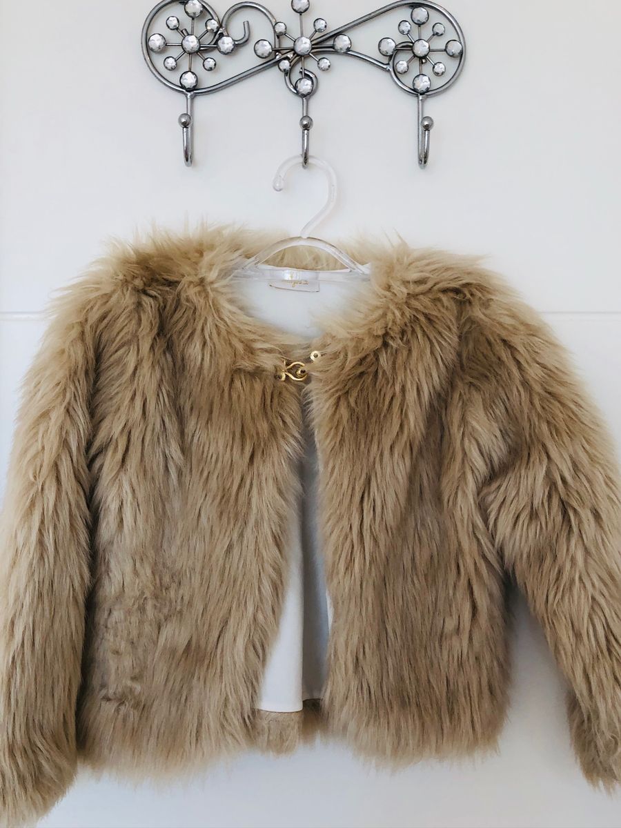 jaqueta de pelo infantil