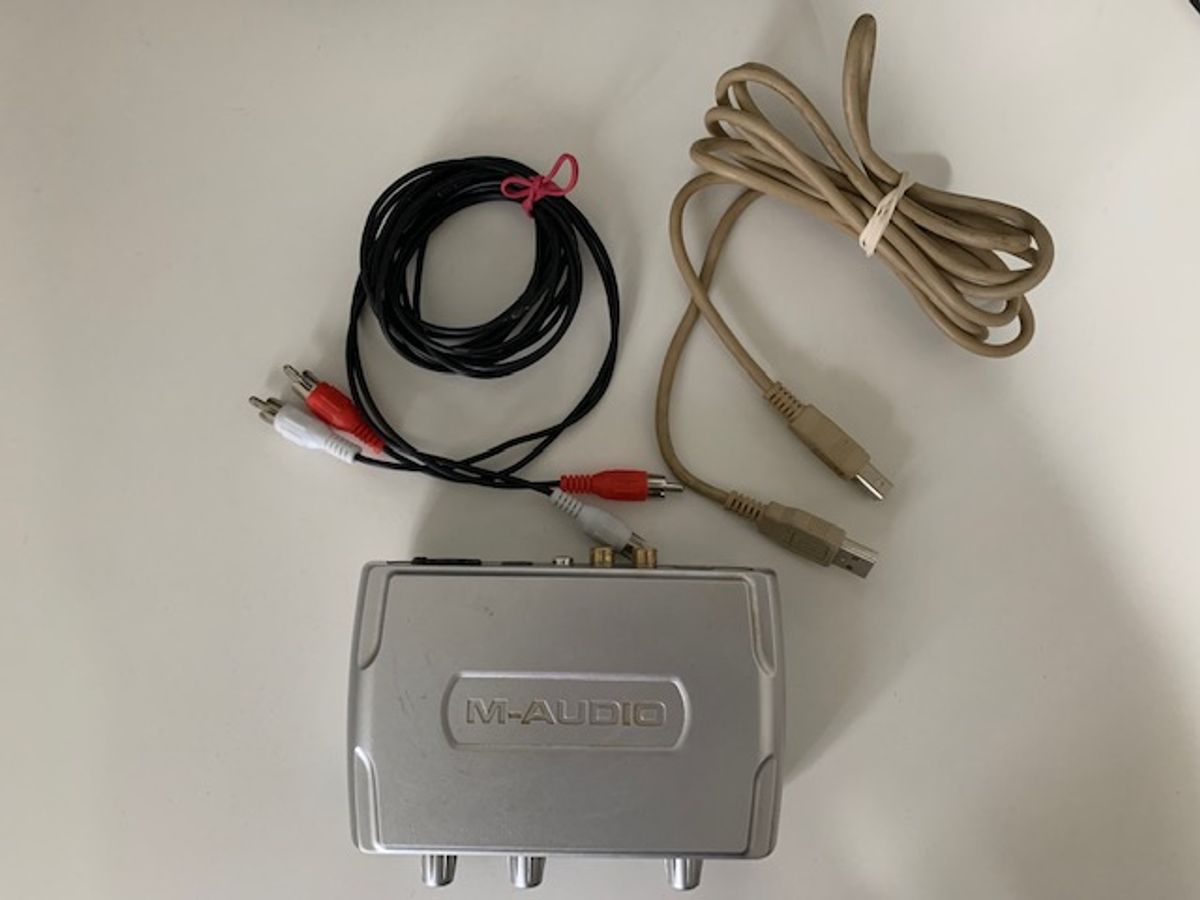 Maudio Fast Track Guitar Mic Recording Interface Item de