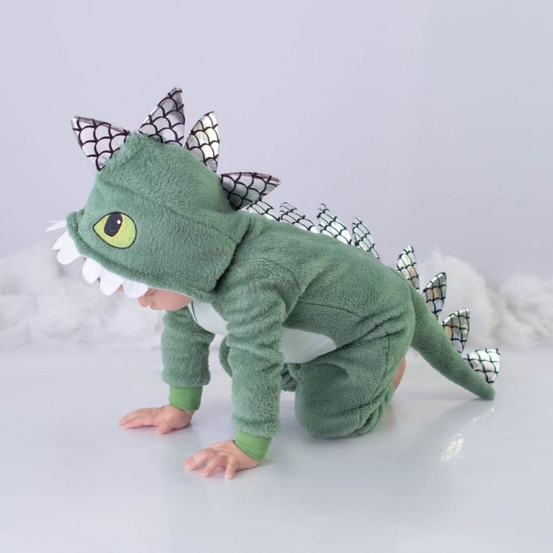 Macacão Fantasia Bebê Menino Dinossauro - Bem Vestir