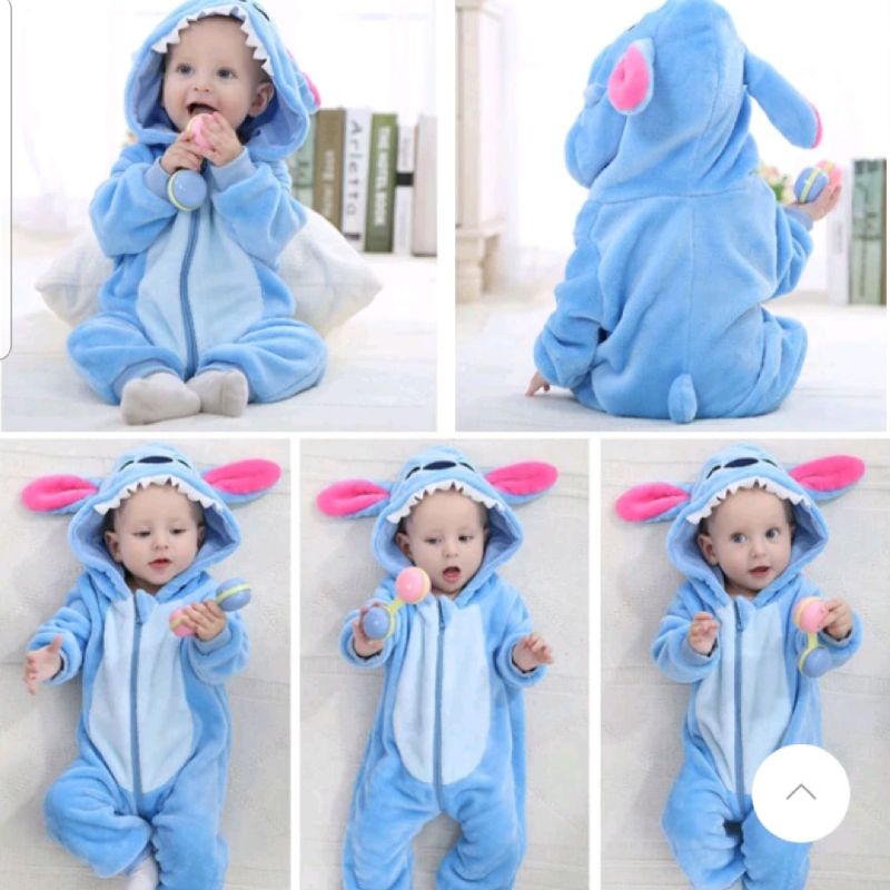 Macacão Fantasia Stitch, Roupa Infantil para Bebê Michley Nunca Usado  43382407