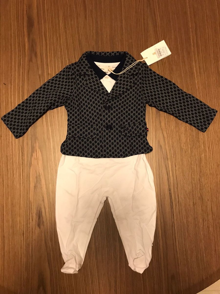 Macacao Gucci Roupa Infantil Para Bebe Gucci Nunca Usado Enjoei