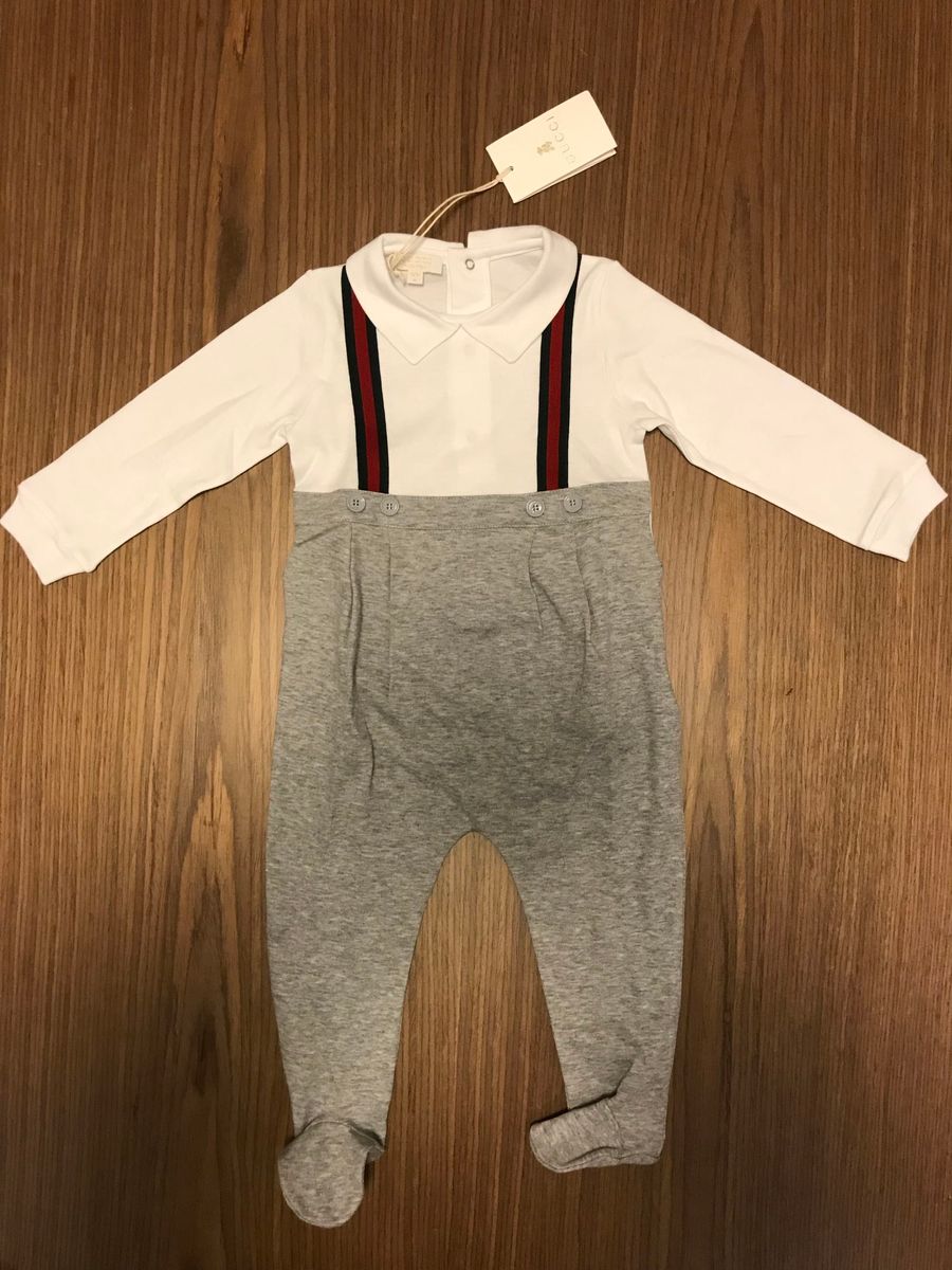 Macacao Gucci Roupa Infantil Para Bebe Gucci Nunca Usado Enjoei